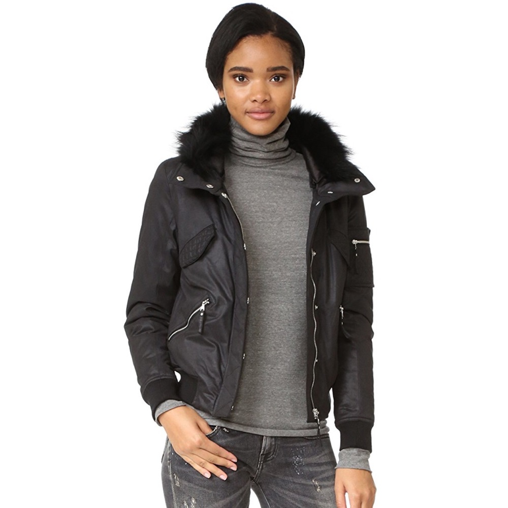 *SOLD*Generation Love Black Georgina Bomber Jacket